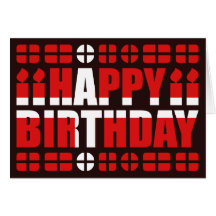 Denmark Flag Birthday Card