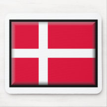 Denmark Flag Mouse Pads