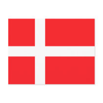 Denmark Flag Postcards
