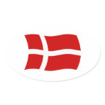 Denmark Flag Sticker