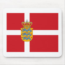 Denmark Flagw COA Mousepad