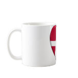 Denmark Heart Flag Coffee Mug