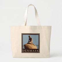 Denmark Little Mermaid Tote Bag