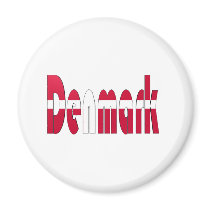Denmark Refrigerator Magnet