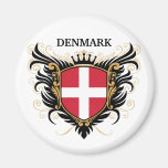 Denmark [personalize] refrigerator magnet