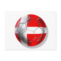Denmark soccer post cards