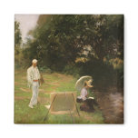 Dennis Miller Bunker Painting at Calcot by Sargent