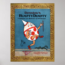 Denslow's Humpty Dumpty Book Cover Canvas Print