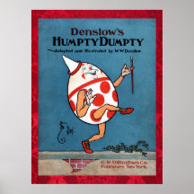 Denslow's Humpty Dumpty Book Cover Canvas Print
