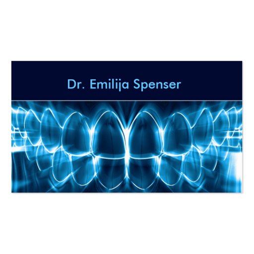 Dental art business card