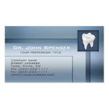 Dental art business card