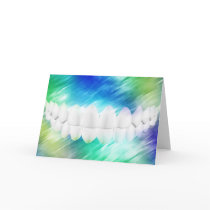 Dental art greeting card