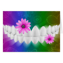 Dental art greeting card
