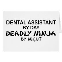 Dental Assistant Deadly Ninja Cards