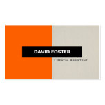 Dental Assistant - Simple Elegant Stylish Business Card Templates