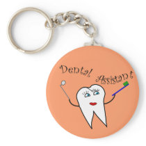 Dental Assistant T-shirts and Gifts Keychain