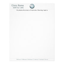 Dental Care Letterhead Template