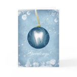 Dental Christmas Card Ice Blue