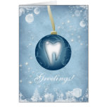 Dental Christmas Card Ice Blue