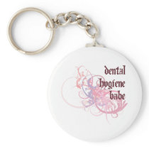Dental Hygiene Babe Key Chain