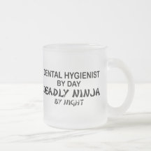 Dental Hygienist Deadly Ninja Coffee Mugs