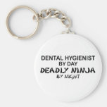 Dental Hygienist Deadly Ninja Keychain