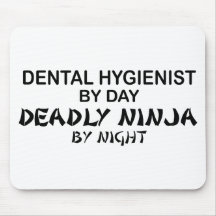 Dental Hygienist Deadly Ninja Mousepad