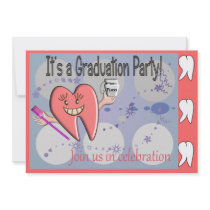 Dental Hygienist Graduation Invitations