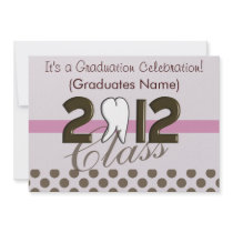 Dental Hygienist Graduation Party Invitations 2012
