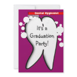 Dental Hygienist Graduation Party Invitations 2012