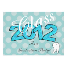Dental Hygienist Graduation Party Invitations 2012