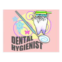 Dental Hygienist Post Card
