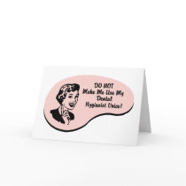 Dental Hygienist Voice Greeting Cards