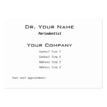 Dental implant and bridge Business Card