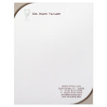 Dental Molar Stationery Beige Curve Logo