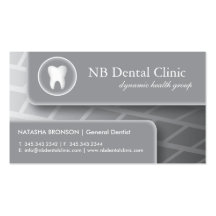 Dental / Orthopedist Business Cards