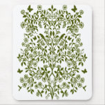 Dentelle florale Mousepad de damassé Tapis De Souris