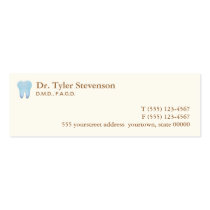 Dentist Appointment Card