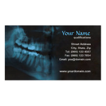dentist business card