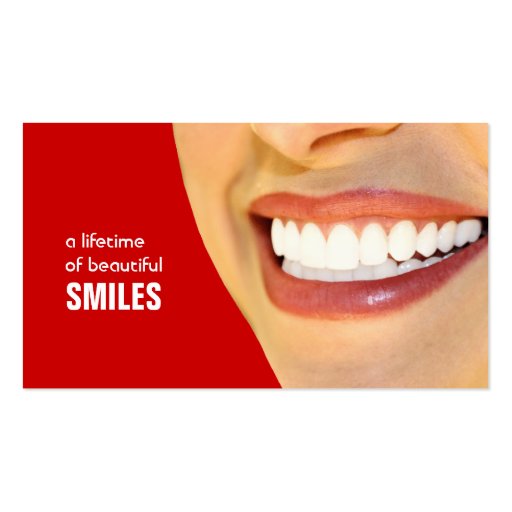 Dentist Business Cards- Colour changeable