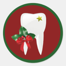 Dentist Christmas Sticker