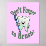 Dentist Dental Hygienist Artwork Print