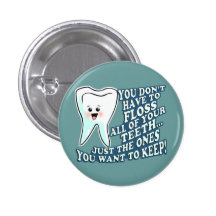 Dentist Dental Hygienist Pinback Buttons