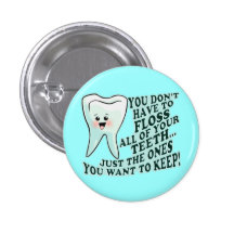 Dentist Dental Hygienist Pinback Buttons