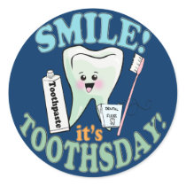 Dentist Dental Hygienist Round Sticker