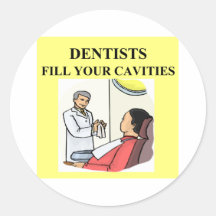 DENTIST joke Sticker