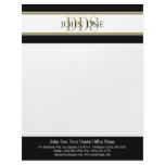 Dentist Letterhead Gold DDS Matching Business Card