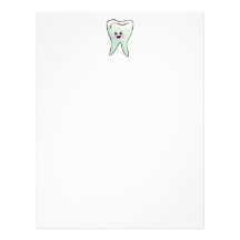 Dentist Office Tooth Custom Letterhead