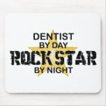 Dentist Rock Star by Night Mousepad