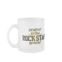 Dentist Rock Star by Night Mugs